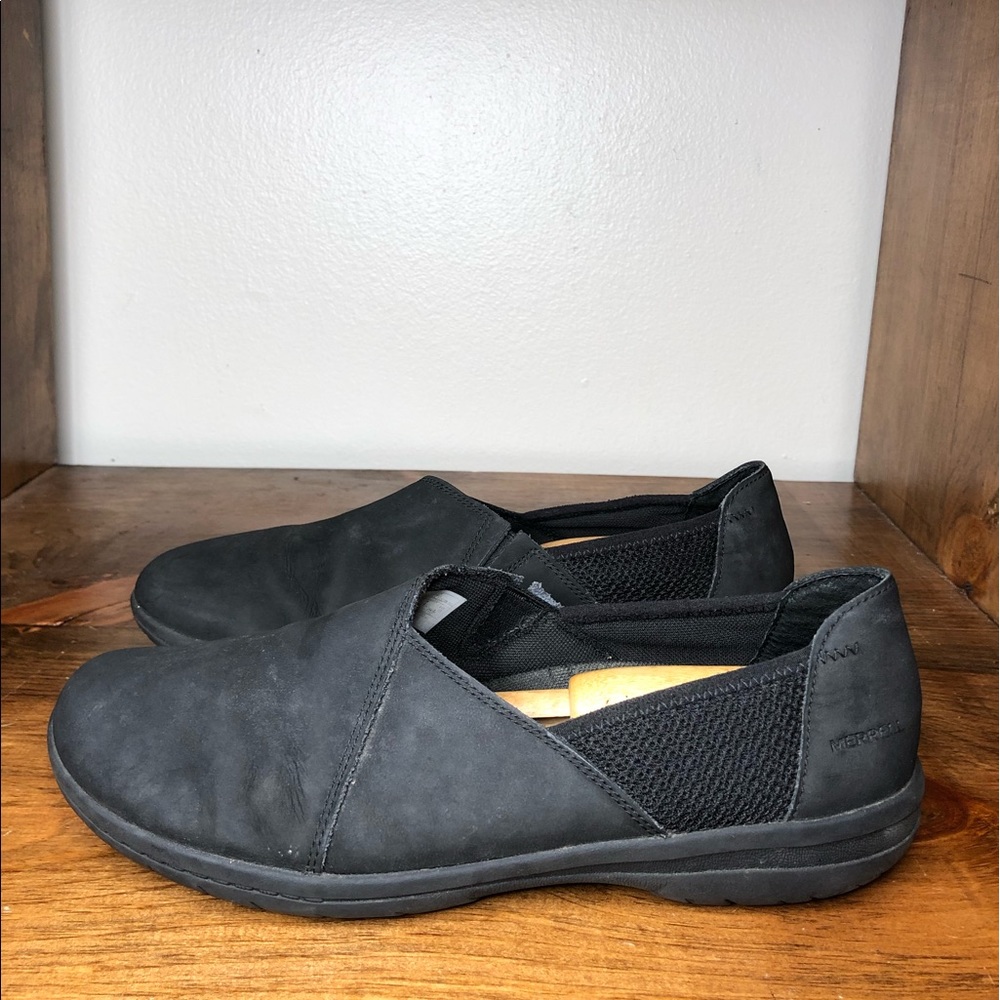 Merrell Black Slip-On Women's Shoes